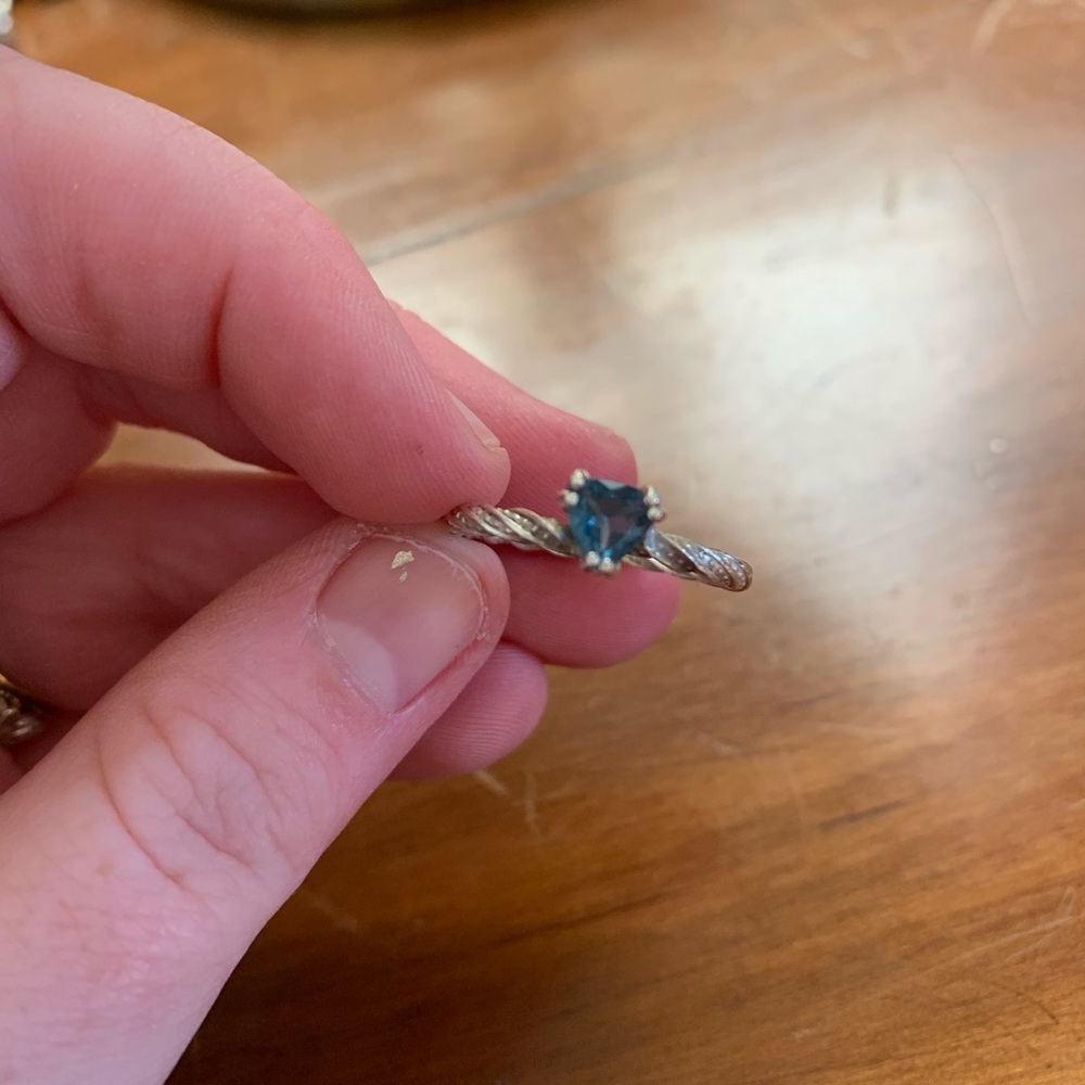 Blue Topaz Ring